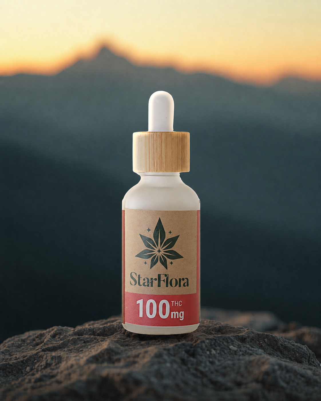 Glacier Peak tincture bottle