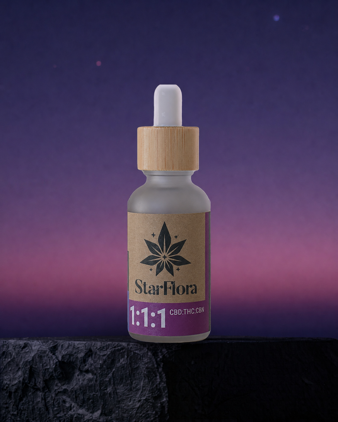 Moonrise tincture bottle