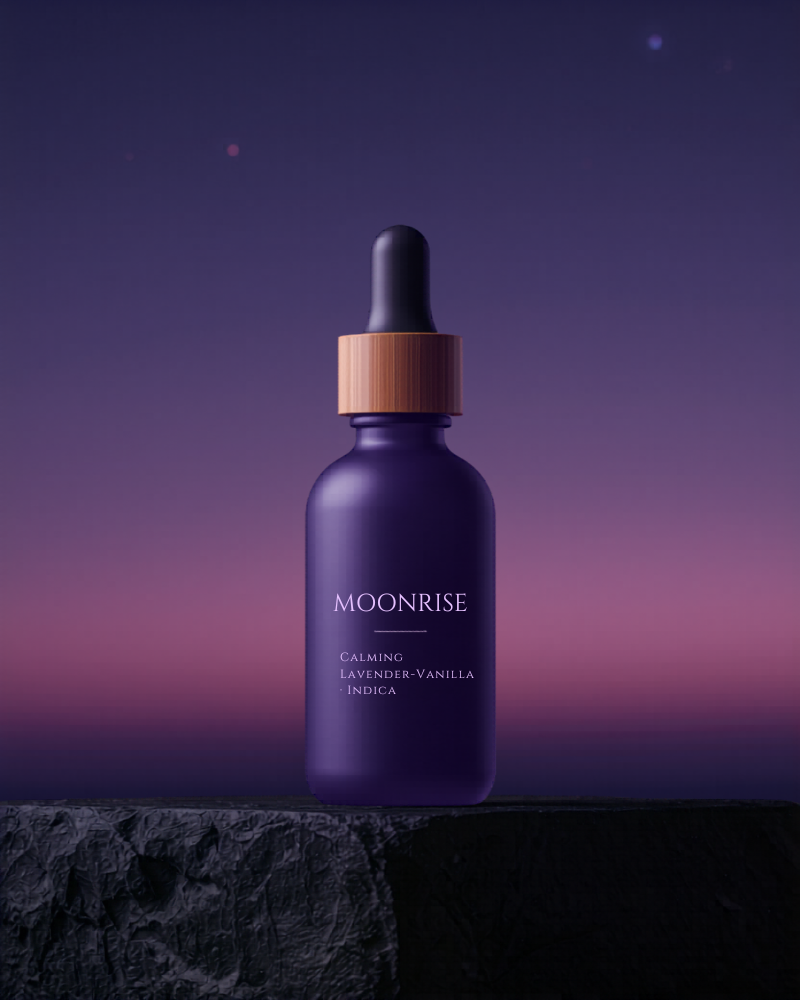 Moonrise tincture bottle
